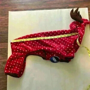 Christmas Reindeer pet fleece pajama
